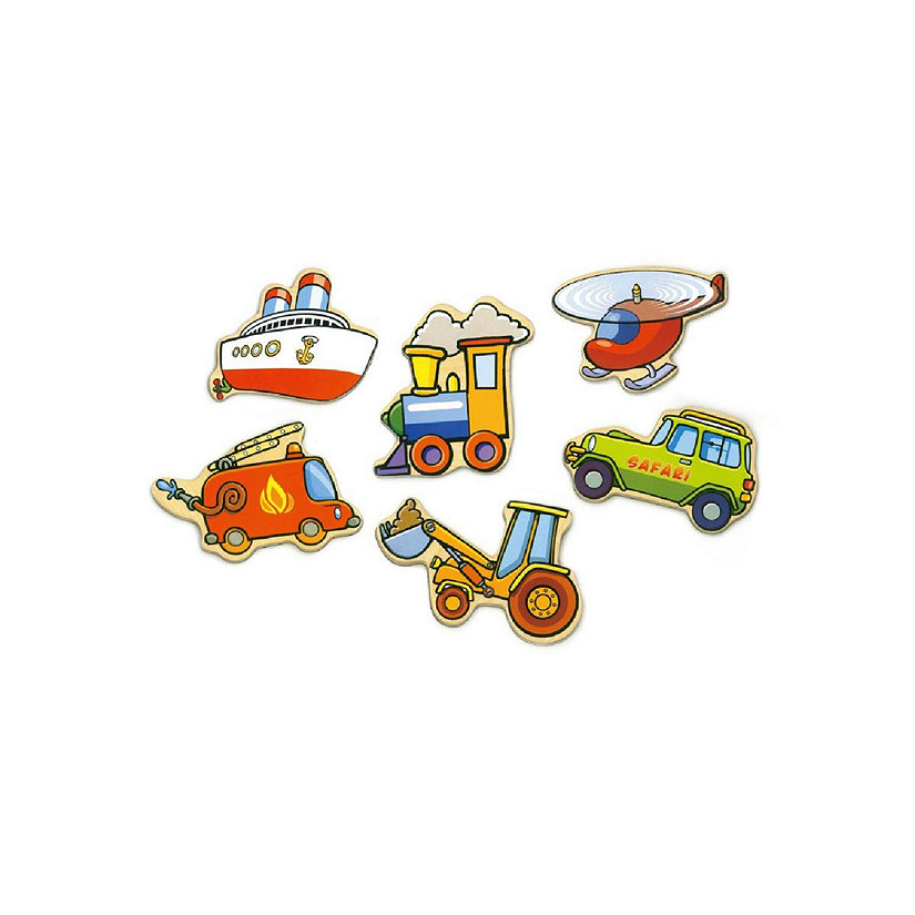 Playlearn Magnetic Vehicles - 20pcs Image