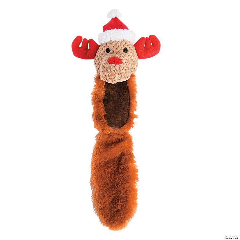 stuffed reindeer dog toy