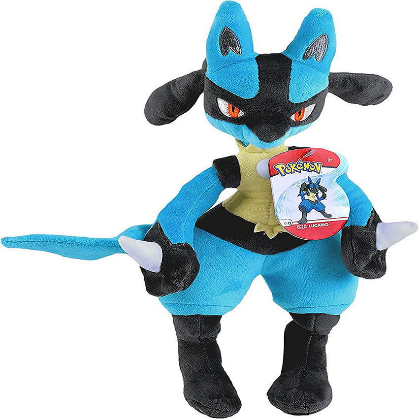 Pok&#233;mon Lucario Plush Stuffed Animal Toy - Large 12" - Officially Licensed - Great Gift for Kids Image