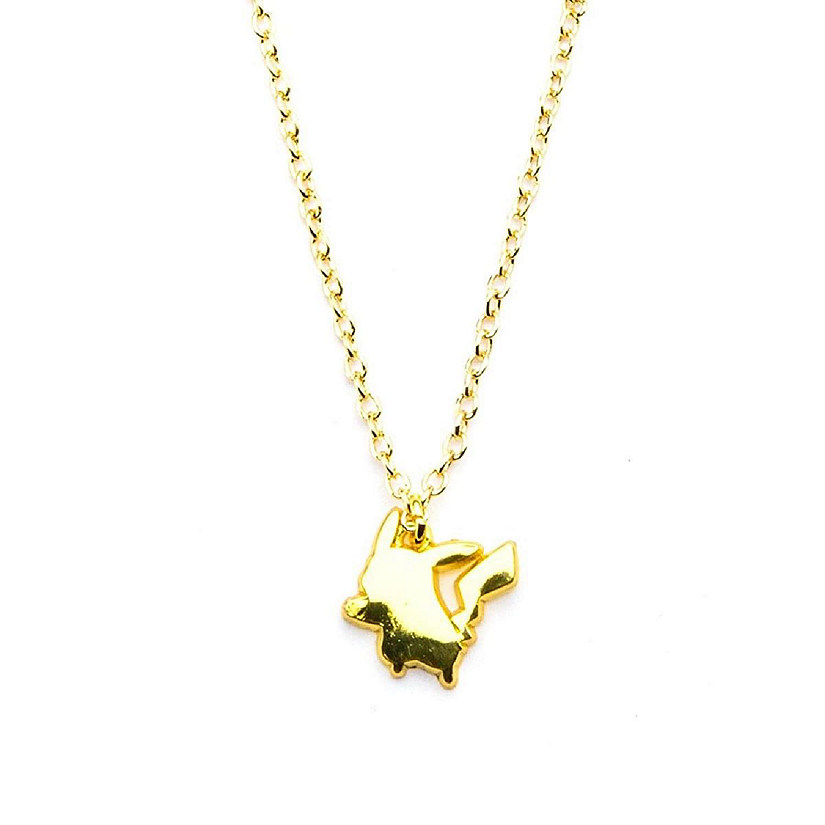 Pokemon Pikachu Gold Plated Pendant Necklace Image