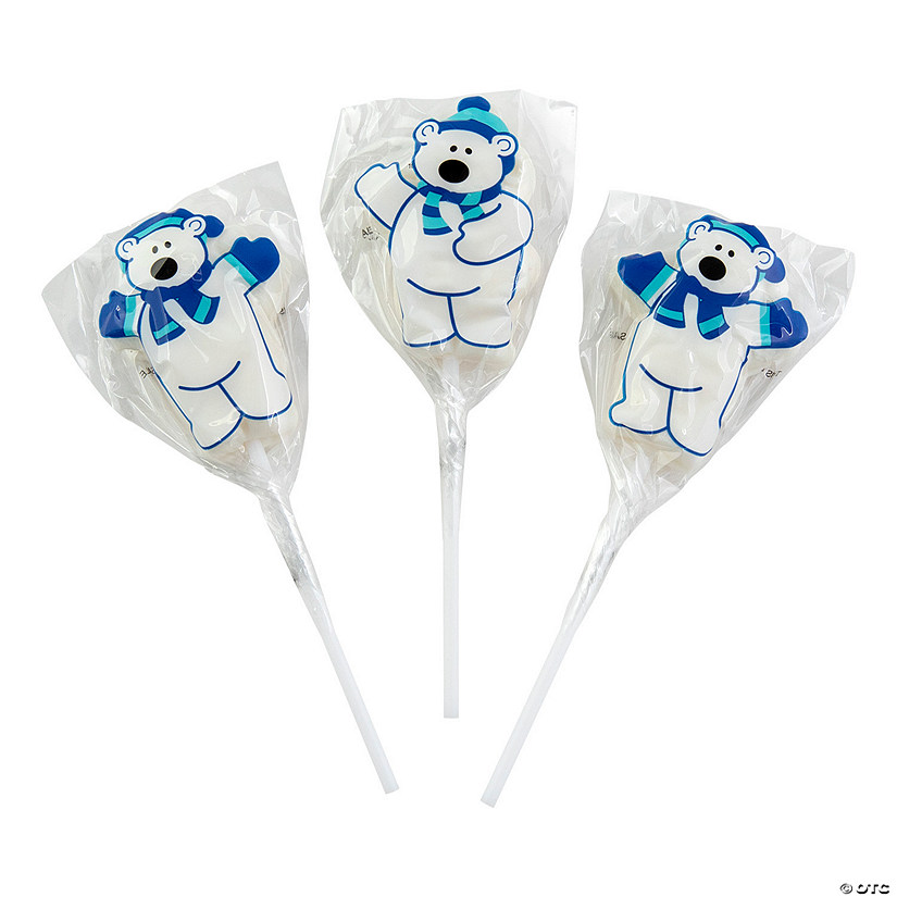 Polar Bear Lollipops - 12 Pc. Image