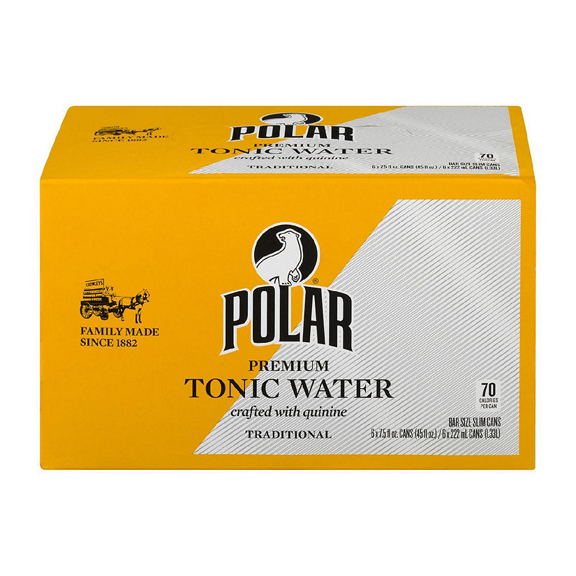 Polar Beverages - Tonic Water 6pk - Case of 4-6/7.5 FZ Image