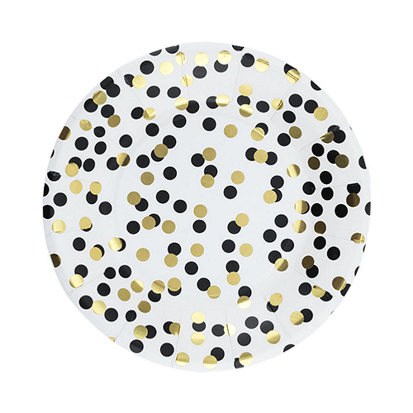 Polka Dot Appetizer Plate Image