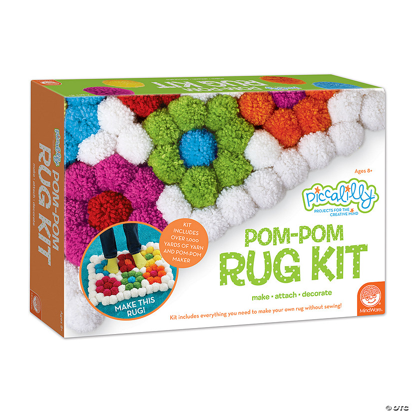 Pom-Pom Rug Kit-In Box Image
