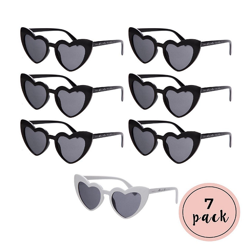 Pop Fizz Designs Bachelorette Party Retro Heart Sunglasses Image