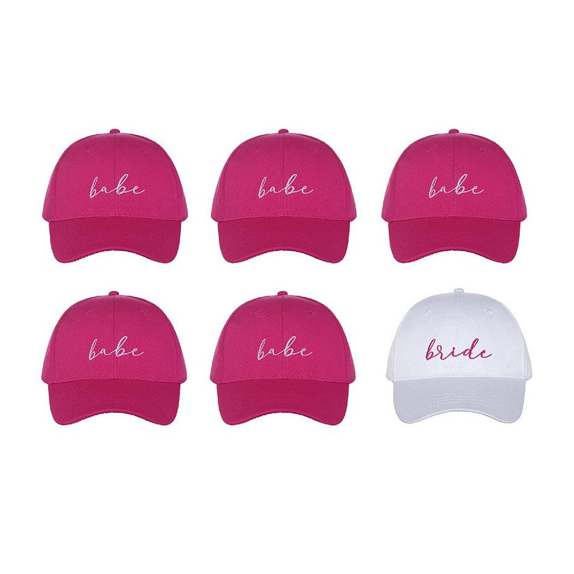Pop Fizz Designs Bride Tribe Babe Bridesmaid Baseball Hats Image