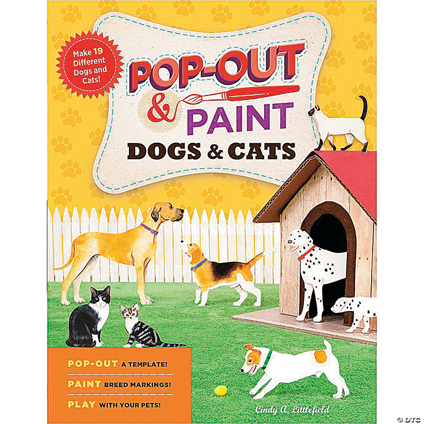 Pop-Out & Paint Dogs & Cats Image