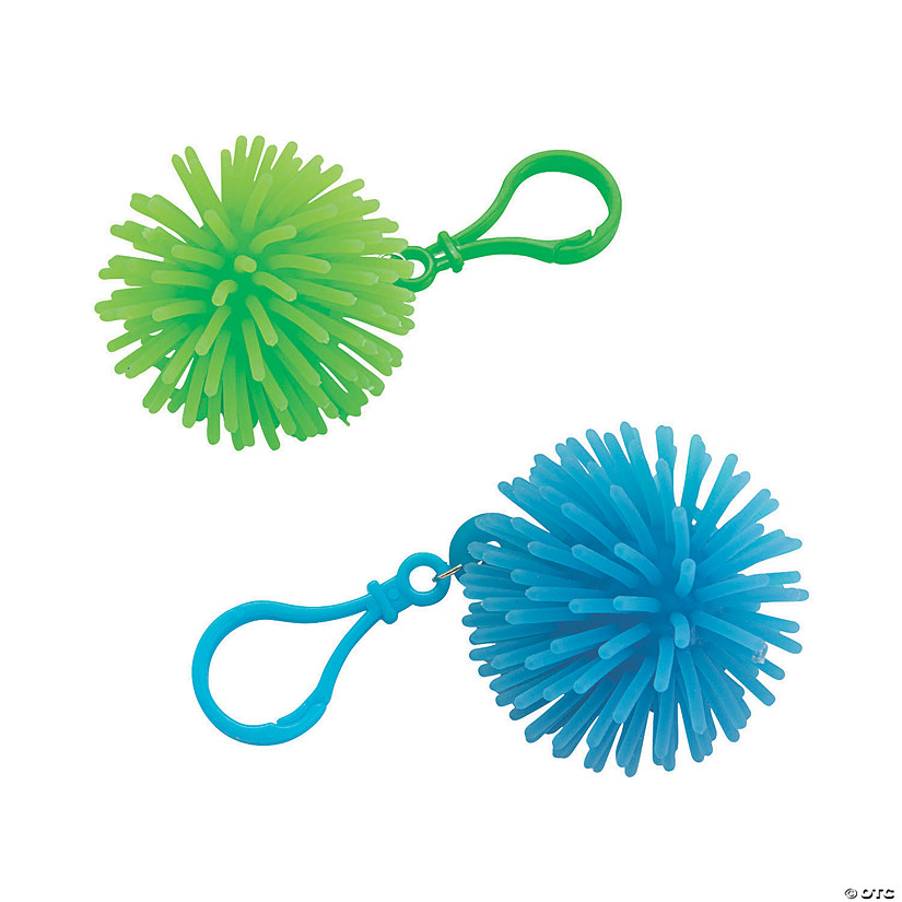 Porcupine Ball Backpack Clips - 12 Pc. Image