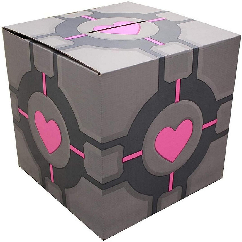 Portal Companion Cube 12" x 12" x 12" Flat Empty Gift Box Image