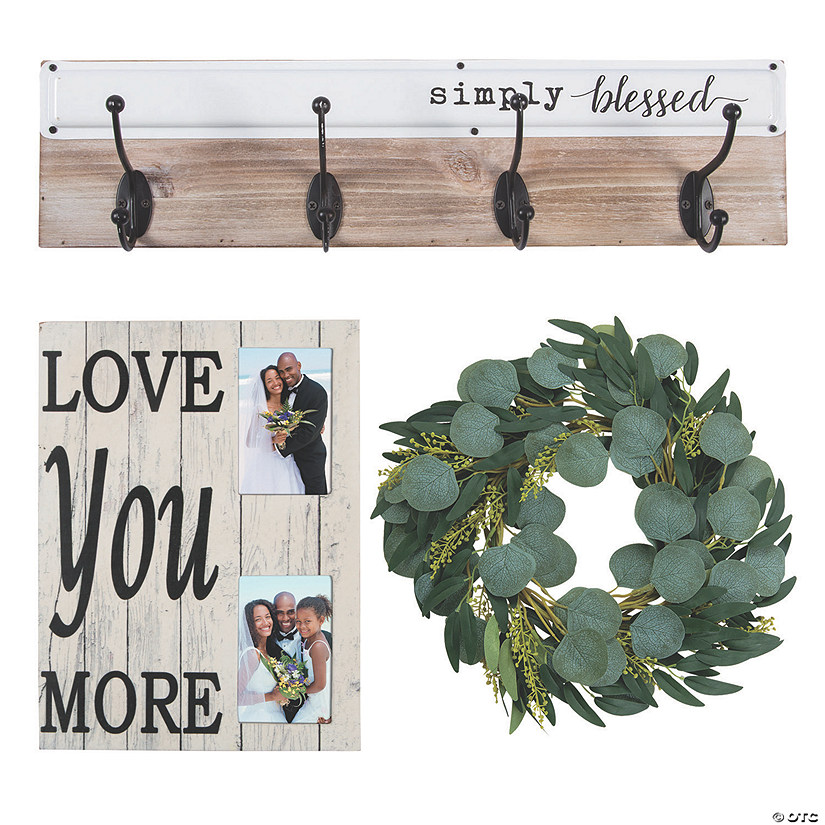 Positively Simple Wall Hooks & Wreath Decorating Kit - 3 Pc. Image