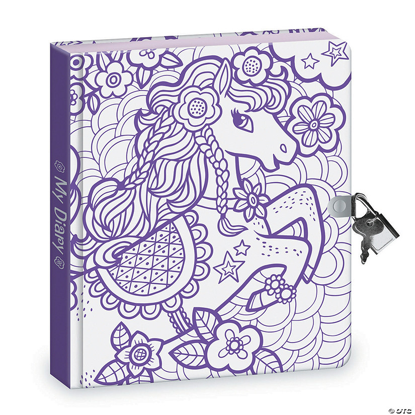 Pretty Pony Coloring Diary Image