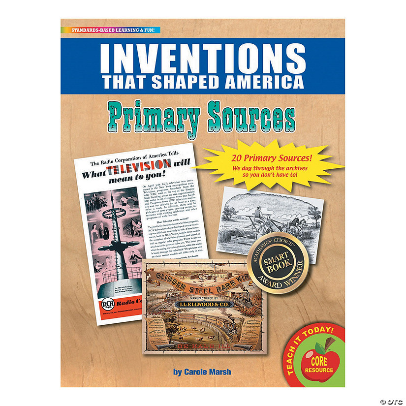 Primary Source Documents: Inventions that Shaped America - 20 Pc. Image