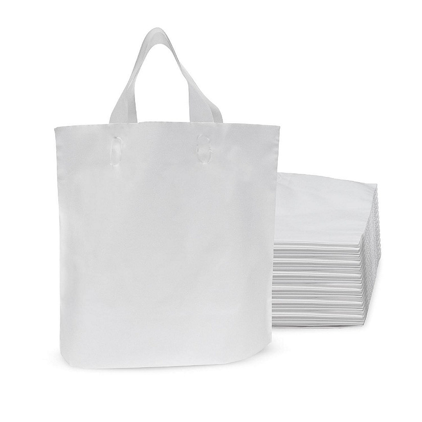 Prime Line Packaging- Plastic Bags with Handles - 12x4x10 50 Pack Image