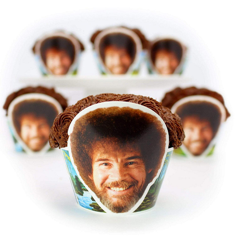Prime Party Bob Ross Cupcake Wrappers (Set of 12) Image