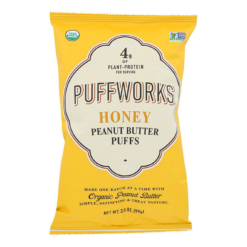 Puffworks - Puffs Honey Peanut Butter Gluten Free - Case of 8-3.5 OZ Image