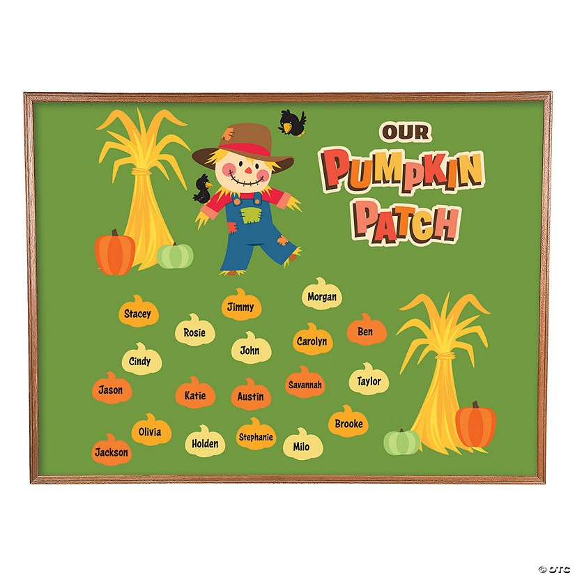 Pumpkin Patch Classroom Bulletin Board Set - 44 Pc. Image