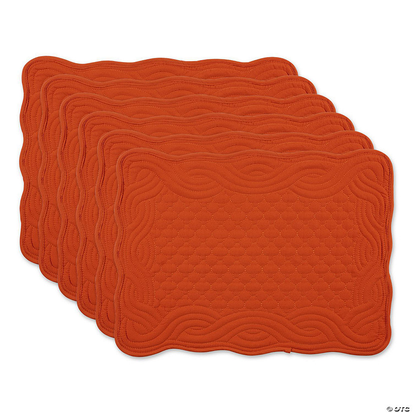 Pumpkin Spice Quilted Farmhouse Placemat (Set Of 6) Image