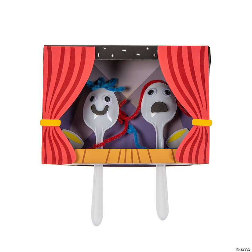 Puppet Show Spoon Craft Kit - Makes 12 Image