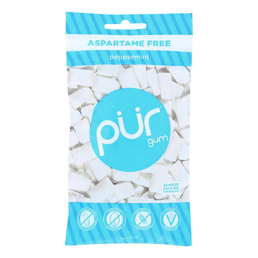 Pur Peppermint Gum  - Case of 12 - 2.72 OZ Image