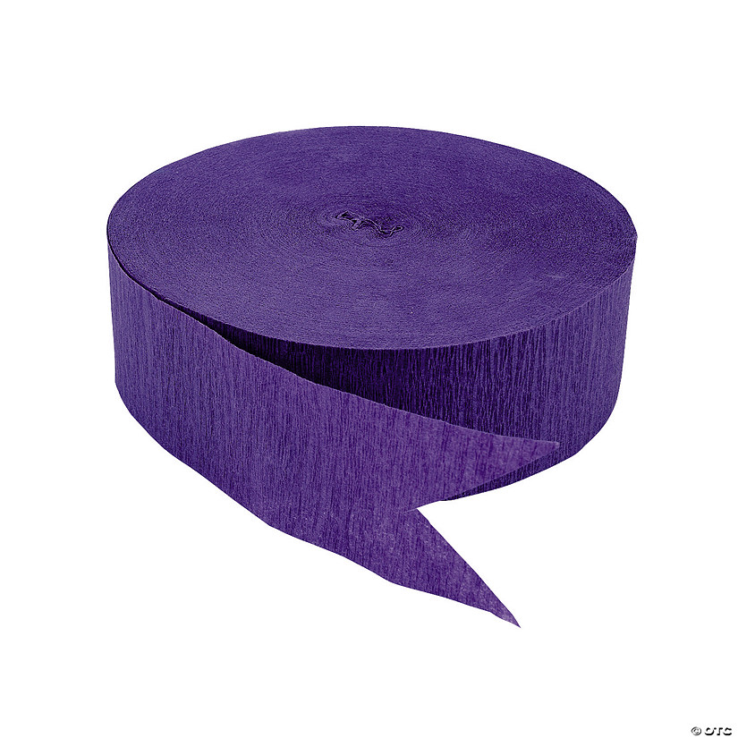 Purple Jumbo Paper Streamer Image