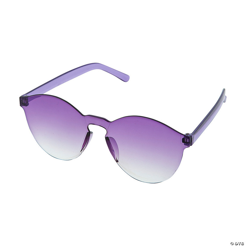 Purple Rimless Sunglasses &#8211; 12 Pc. Image