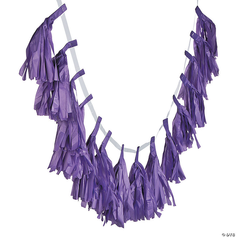 Purple Tassel Garland Image