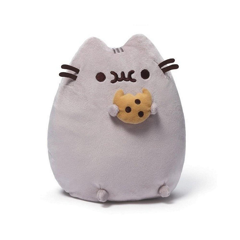 Pusheen the Cat with Cookie 9.5" Plush Image