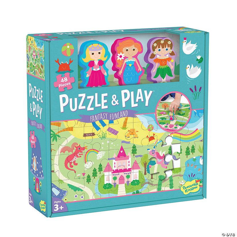 Puzzle & Play: Fantasy Funland Floor Puzzle Image