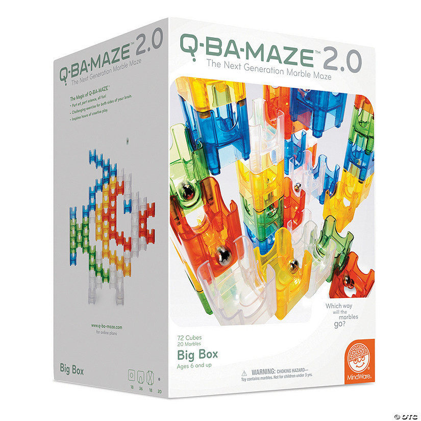 Q-BA-MAZE 2.0: Big Box plus FREE Light-Up Cubes Image