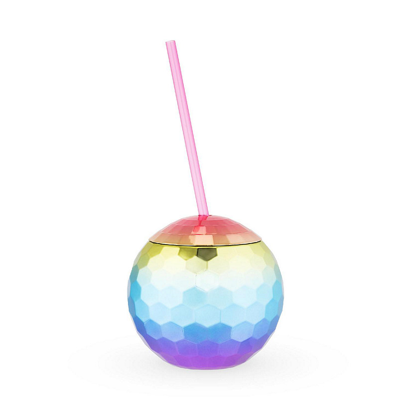Rainbow Disco Ball Tumbler Image