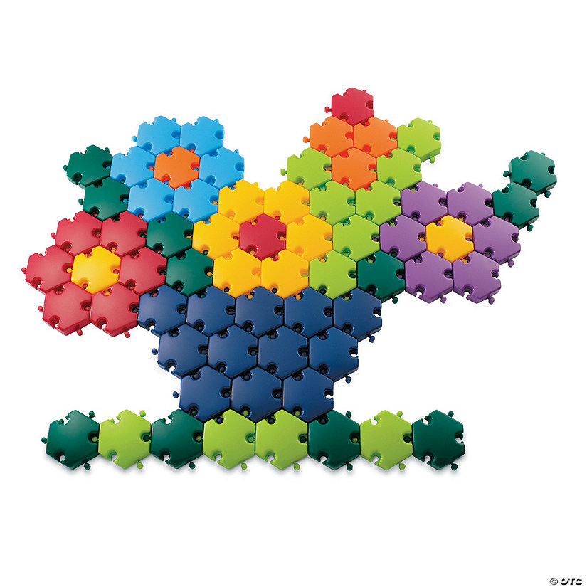Rainbow Mosaic Pattern Puzzles Image