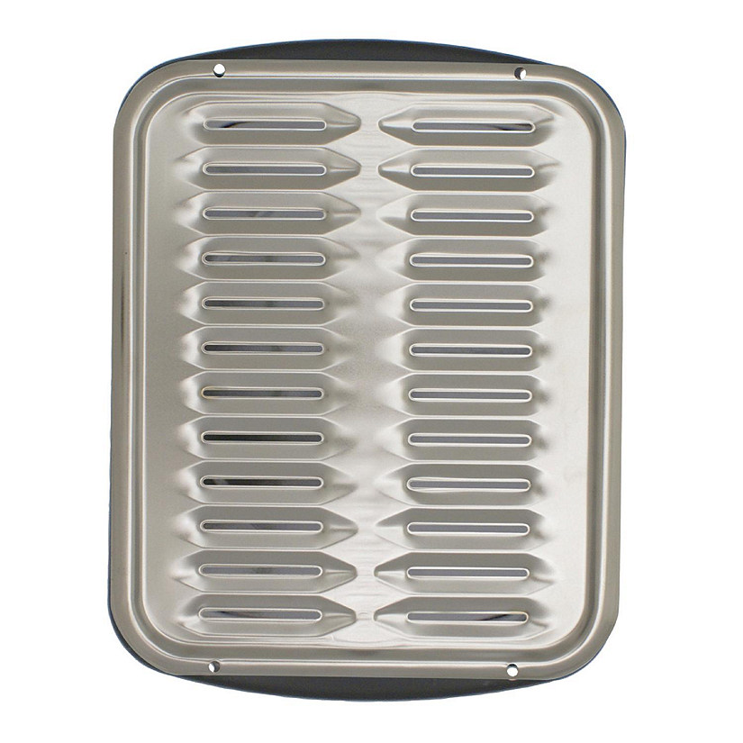 Range Kleen Porcelain Broiler Pan with Chrome Grill Image