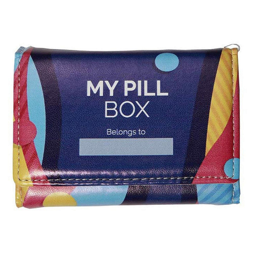 RE-FOCUS THE CREATIVE OFFICE Weekly Pill Box Organizer, My Pill Box, Bright Image