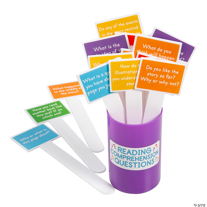 Reading Comprehension Question Wands - 21 Pc. Image