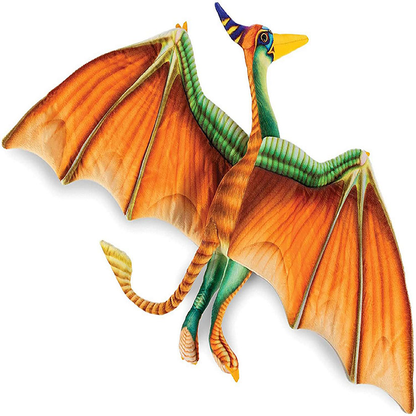 Real Planet Pterodactyl Green 28 Inch Realistic Soft Plush Image
