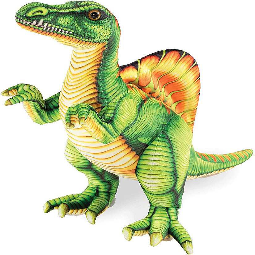Real Planet Spinoasaurus Green 26 Inch Realistic Soft Plush Image