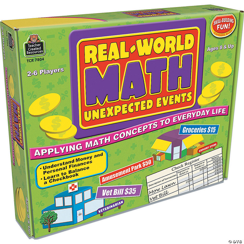 Real World Math Unexpected Events &#160;Game Image