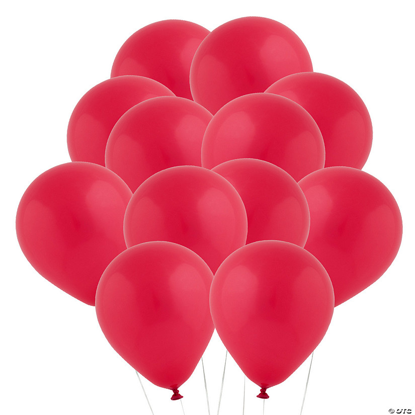 Red 5" Latex Balloons - 24 Pc. Image