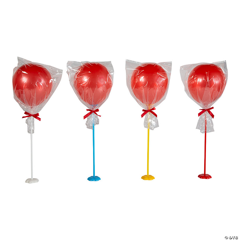 Red Balloon Lollipop with Stand Kit - 136 Pc. Image