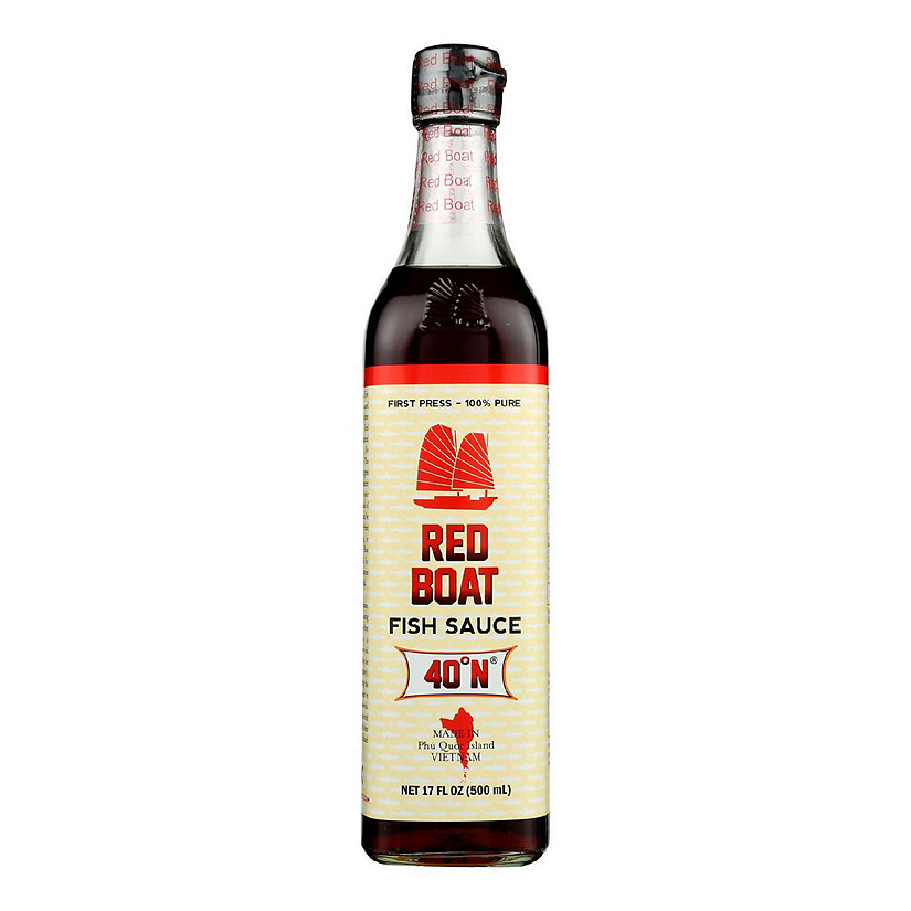Red Boat Fish Sauce's Primary Ingredient  - Case of 12 - 17 OZ Image