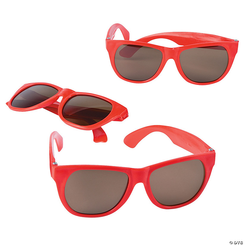 Red Nomad Sunglasses - 12 Pc. Image