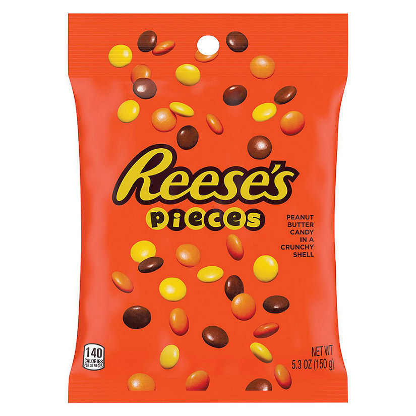 Reese's Pieces Candies 5.3oz Peg Bag  (Case of 12) Image