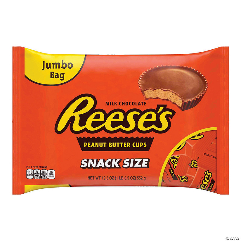REESE'S Snack Size Peanut Butter Cups - 19.5oz bag Image