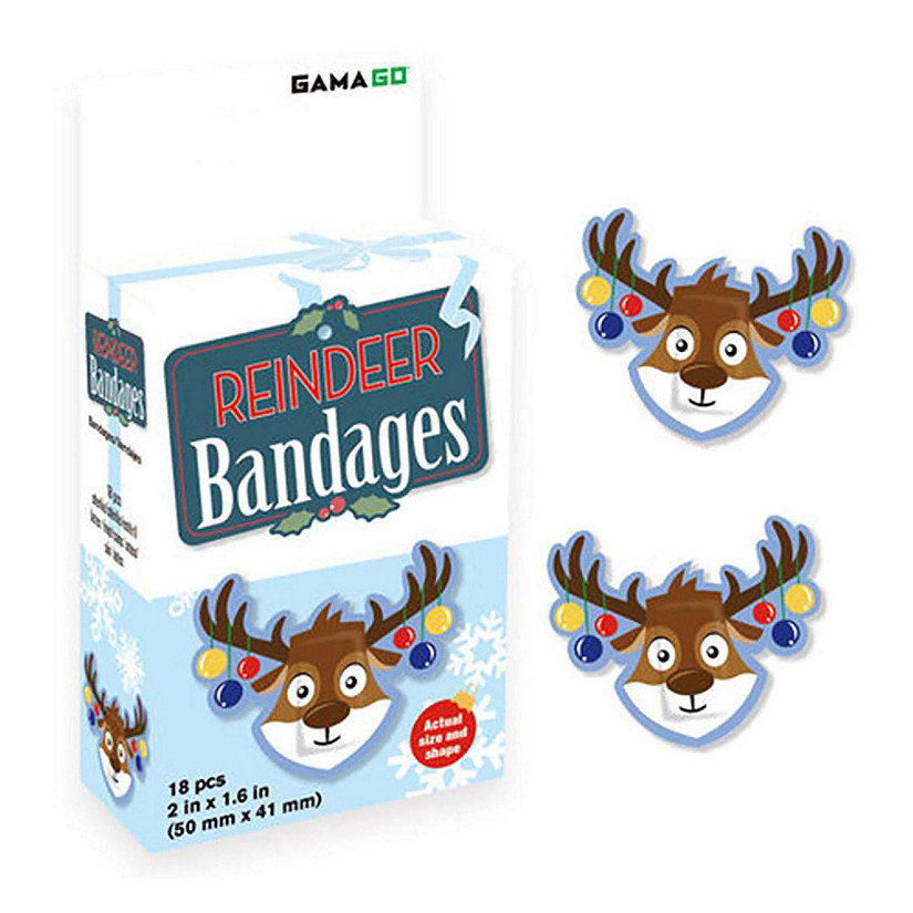 Reindeer Adhesive Bandages  Set of 18 Image