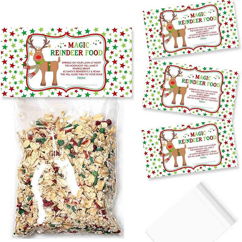 Reindeer Food Bag Toppers 40pc. by AmandaCreation Image