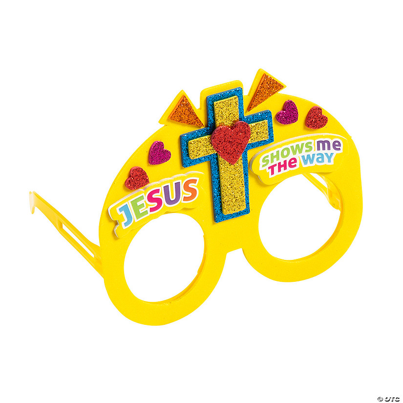 Religious Cross Glasses Craft Kit - Makes 12 Image
