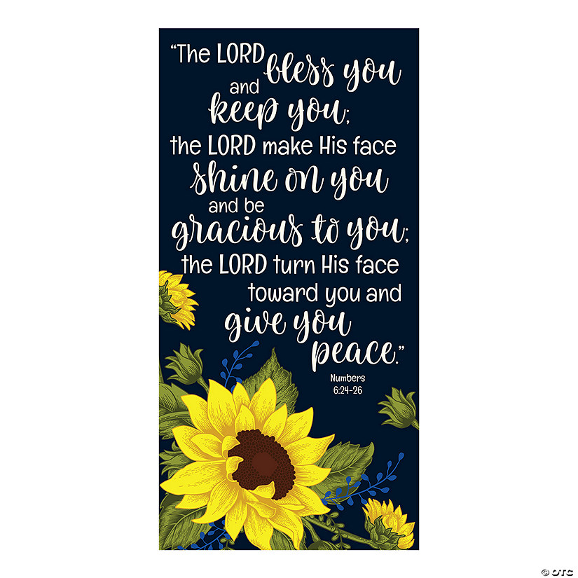 Religious Fall Sunflower Door Banner Image