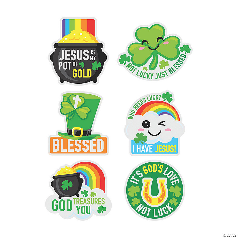 Religious St. Patrick&#8217;s Day Cutouts &#8211; 6 Pc. Image