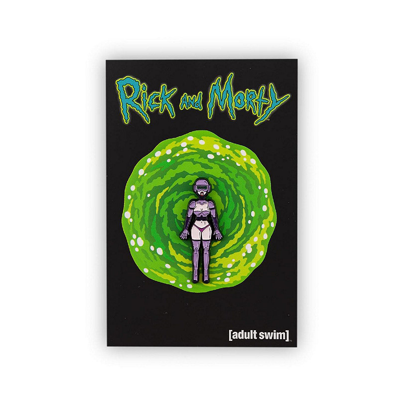 Rick and Morty Collector's Enamel Pin, Gwendolyn the Robot Image
