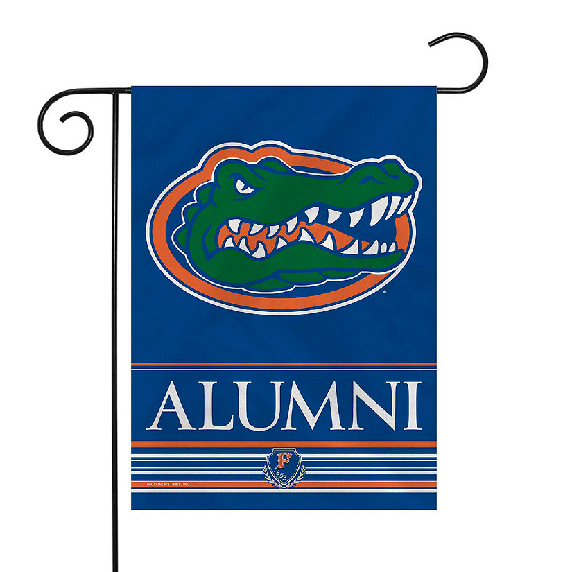Rico Industries NCAA  Florida Gators Alumni 13" x 18" Double Sided Garden Flag Image
